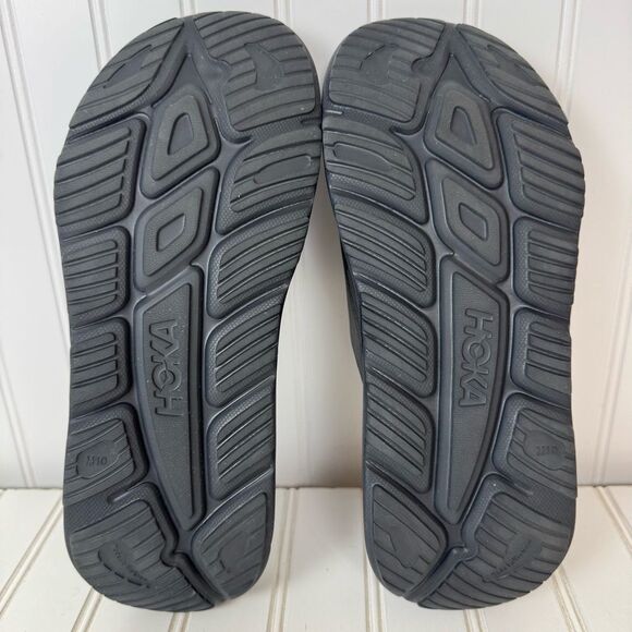 Hoka Black Sandals with Contoured Footbed and Ventilation - Picture 9 of 10